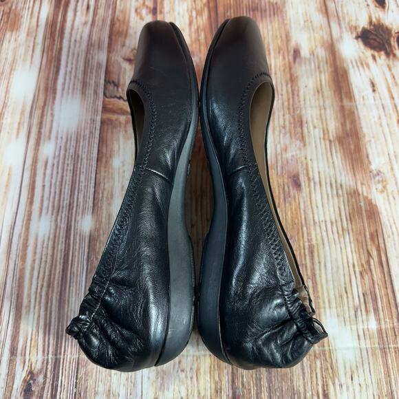Abeo Bio System TAMMY Size 9 Narrow Black Leather Ballet Flats Shoes Loafers 9N - Picture 6 of 10